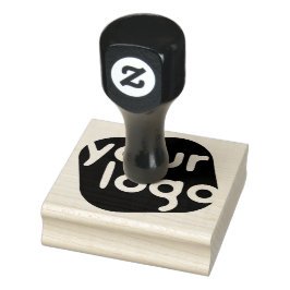 Hinzufügen Ihres Logos Einfache Elegante Business  Gummistempel