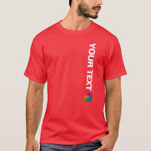 Hinzufügen Ihres Logos oder Foto-Vorlage Mens Weih T-Shirt