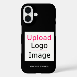 Hinzufügen Ihres Logos und benutzerdefinierten Tex iPhone 16 Hülle