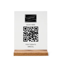Hinzufügen Ihres QR-Codes und des Geschäftslogos