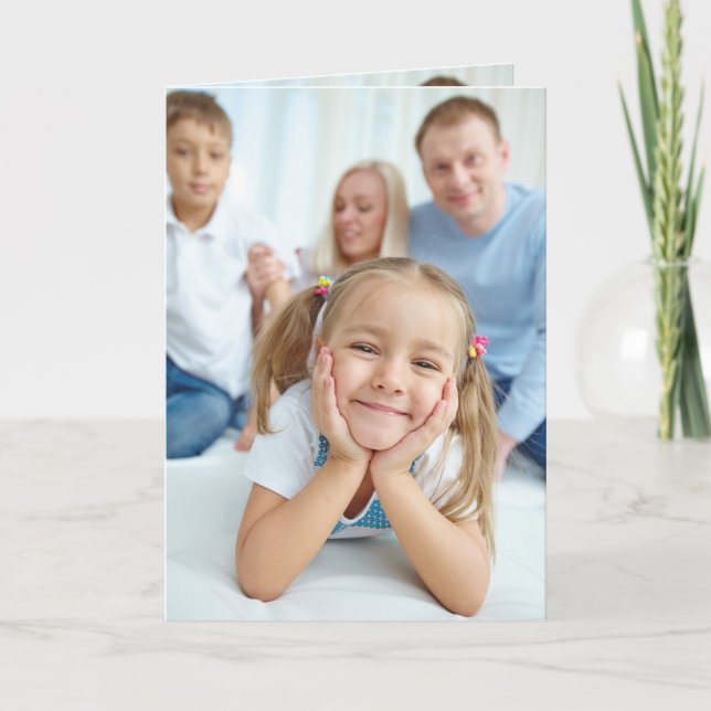 HINZUFÜGEN SIE IHRE FOTOS INside & Out Karte (Vorderseite)