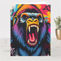 HINZUFÜGEN SIE IHREN EIGENEN TEXT Graffiti Gorilla