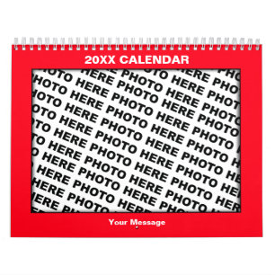 Hinzufügen von 14 Fotos Kalenderfarben Kalender