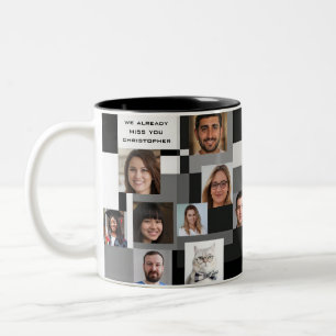Hinzufügen von 20 Fotos Moderne Kollegiumsruhestan Zweifarbige Tasse