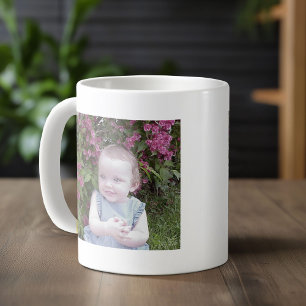 Hinzufügen von 2 Fotos - Einfache Collage auf beid Zweifarbige Tasse