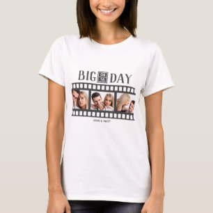 Hinzufügen von 3 Fotos Spaß Film Frauen T - Shirt