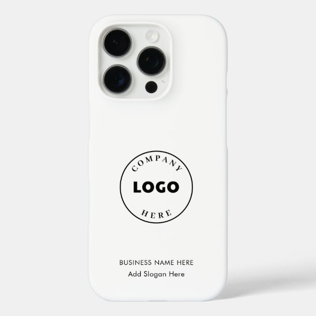 Hinzufügen von Firmenlogos für Firmenmitarbeiter iPhone 16 Pro Hülle (Rückseite)