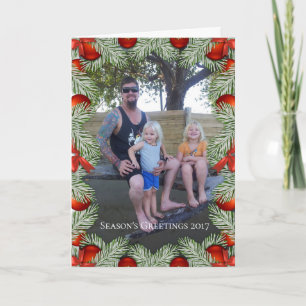 Hinzufügen von Foto Custom Picture Frame Weihnacht Feiertagskarte