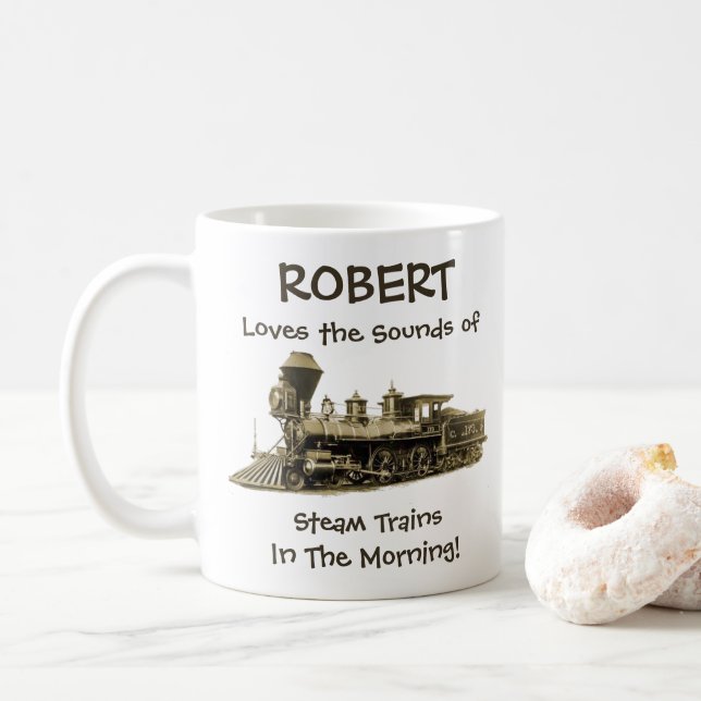 Hinzufügen von Lieben zum Ändern von Namen Kaffeetasse (Mit Donut)