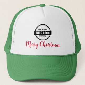 Hinzufügen von Logo-Business-Weihnachtsmützen für  Truckerkappe