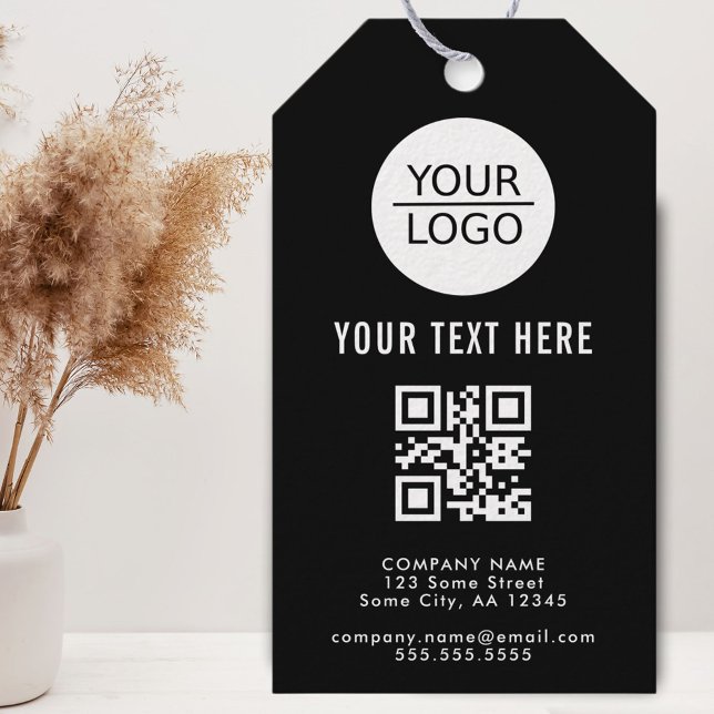 Hinzufügen von Logo-QR-Code Benutzerdefinierter Te Geschenkanhänger (Von Creator hochgeladen)