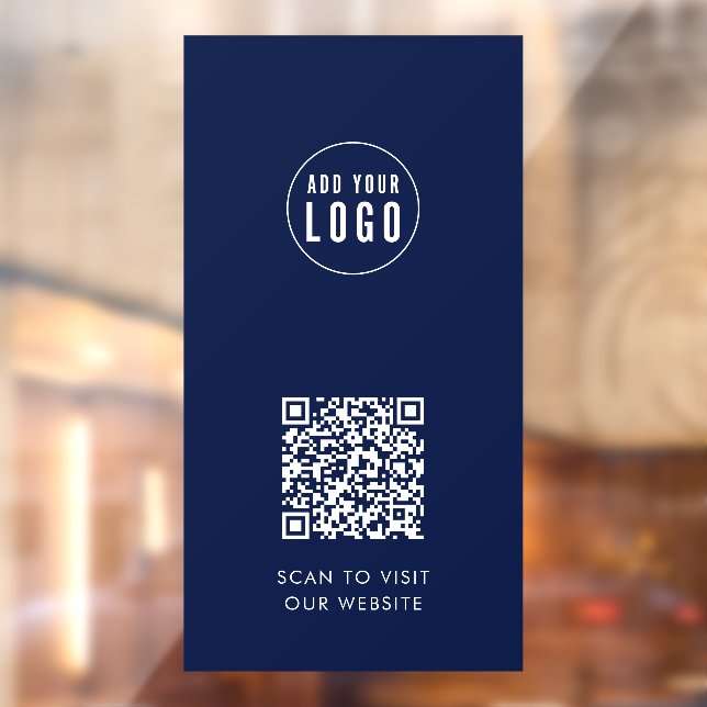 Hinzufügen von Logo und QR-Code Ihrer Website Fensteraufkleber (Blatt 2)