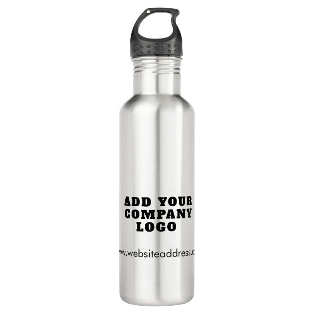 Hinzufügen von Mitarbeitern für Ihr Firmenlogo Edelstahlflasche (Vorderseite)