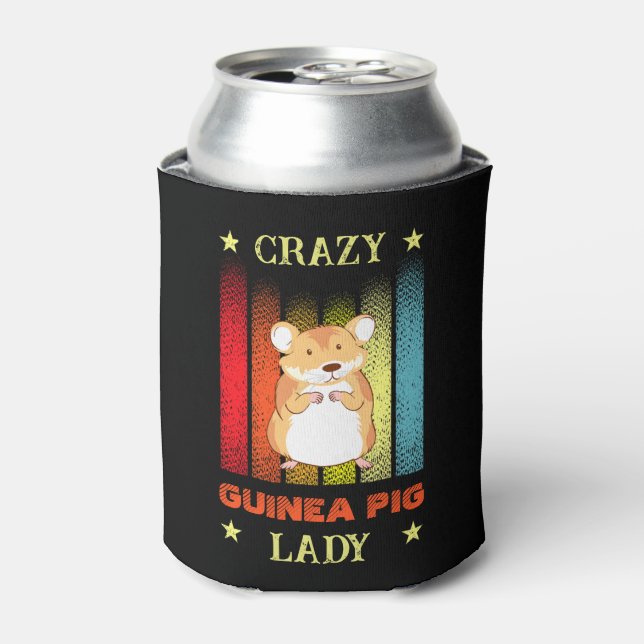 Hinzufügen von Name Bearbeiten Text Crazy Guinea P Dosenkühler (Kanne Vorderseite)