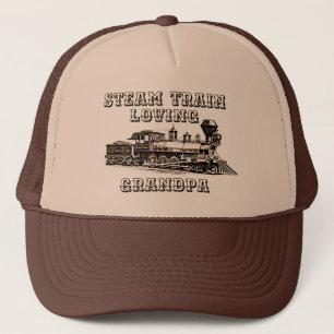 Hinzufügen von Namen ändern Text Steam Train Lov Truckerkappe