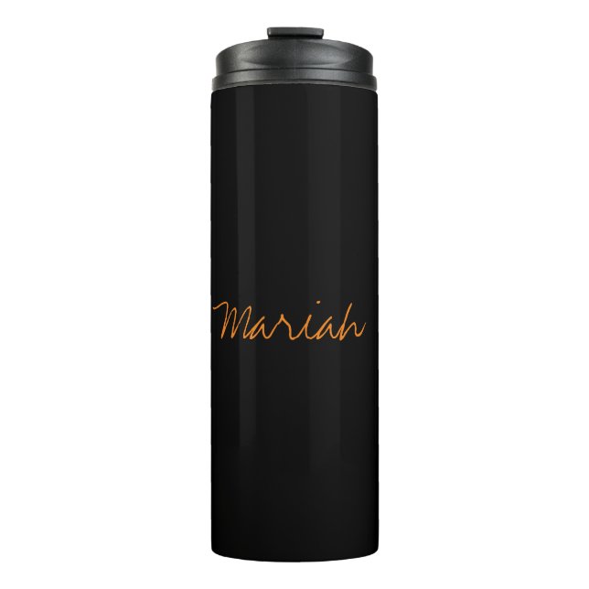 Hinzufügen von Namen Elegante Creative Classical H Thermosbecher (Vorderseite)