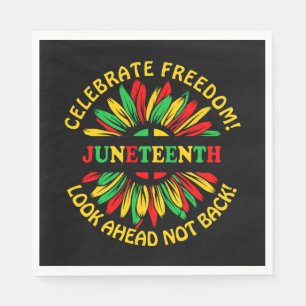 Hinzufügen von Namen Text bearbeiten Juneteenth So Serviette