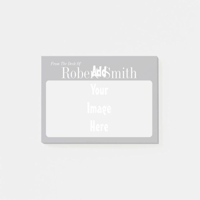 Hinzufügen von Namensvorlage Post-it Klebezettel (Vorderseite)