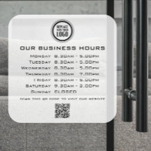 Hinzufügen von QR-Code-Geschäftsöffnungszeiten für