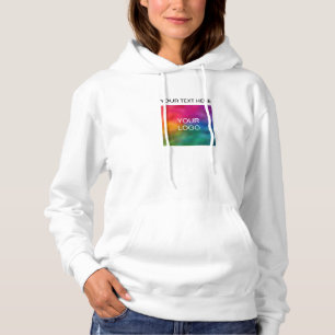 Hinzufügen von Text oder Namen Logo-Frauen doppels Hoodie