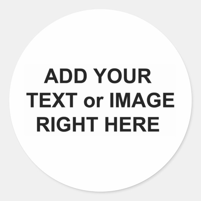 Hinzufügen von Text und Bildern zum Personalisiere Runder Aufkleber (Vorderseite)