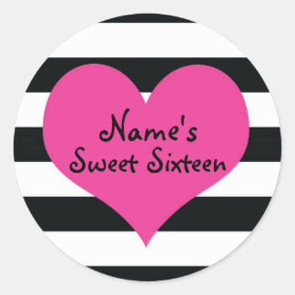 Hip Chick "16th Brithday" autocollant