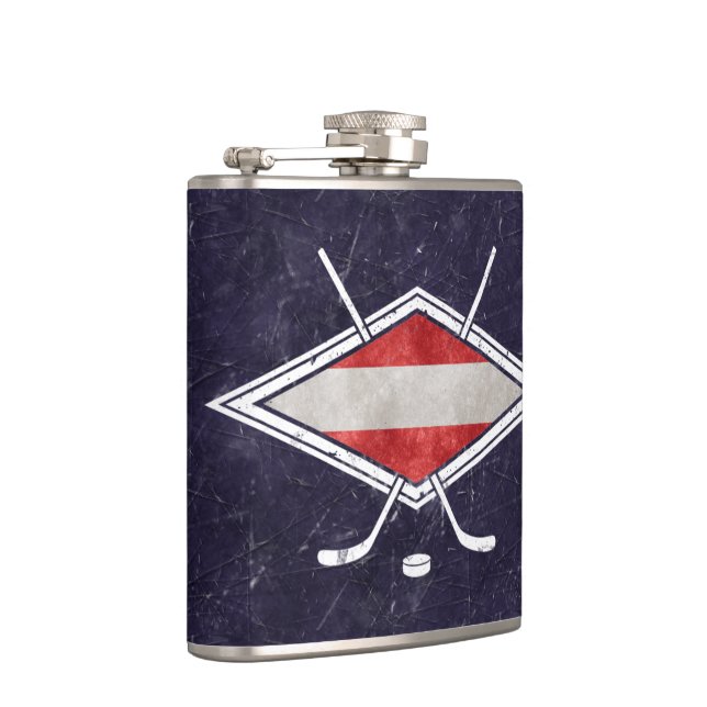 Hip Flask Eishockey Eishockey-Eishockey-Österreich Flachmann (Rechts)