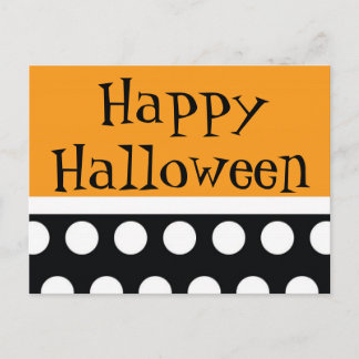 Hip Halloween Carte postale Invitation