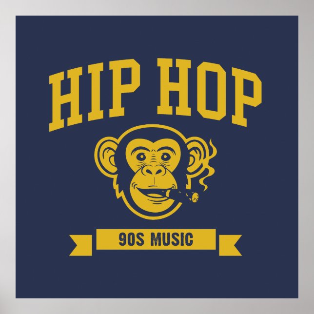 Hip Hop 90s music Poster (Vorne)