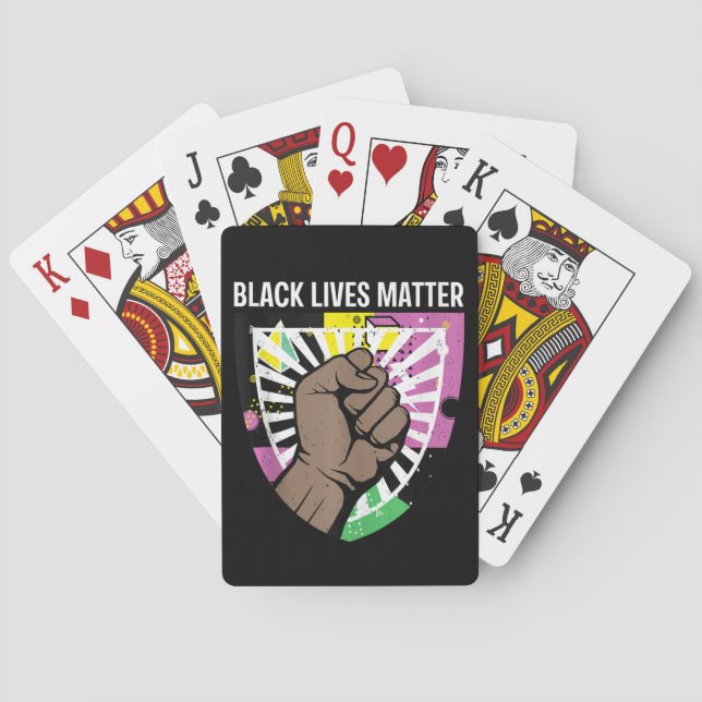 Hip Hop African American Black Pride First 1990s Spielkarten (Rückseite)