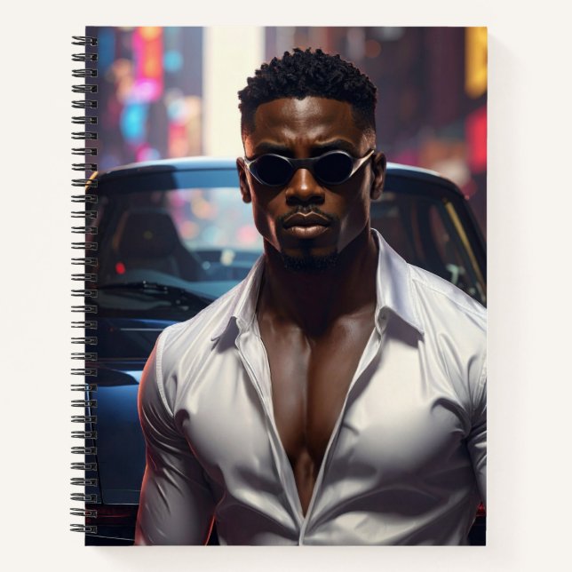 Hip Hop - American Rap Star -  Notizbuch (Vorderseite)