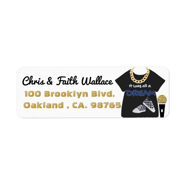 Hip Hop Baby Boy Gold Chain & Sneaker Urban (Vorne)