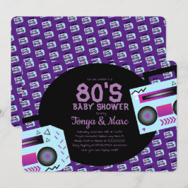 Hip Hop Baby Shower Party Music Einladung
