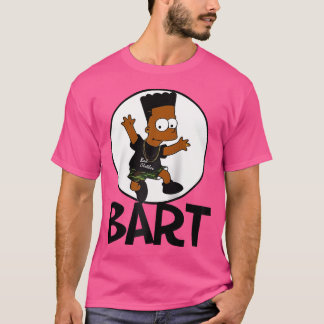 Hip Hop Bart Baseball T-Shirt