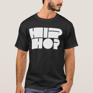 Hip Hop Block Typografie T-Shirt