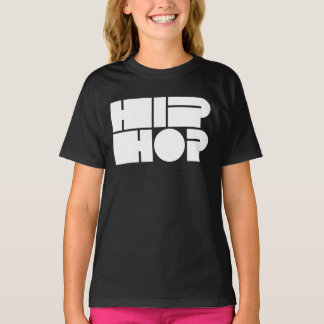 Hip Hop Block Typografie T-Shirt