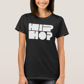 Hip Hop Block Typografie T-Shirt