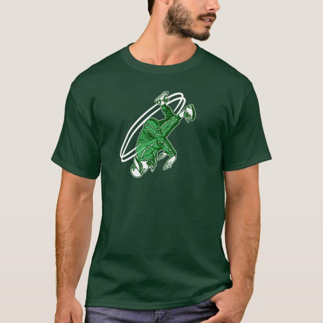 Hip Hop Breakdancer der 80er Jahre T-Shirt (Vorderseite)