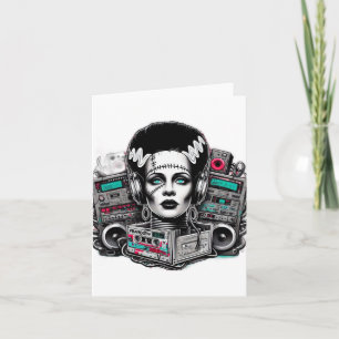 Hip Hop Bride Frankensteins Karte