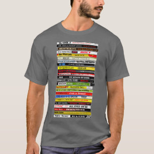 Hip-Hop-CD-Stack der 90er Jahre T-Shirt