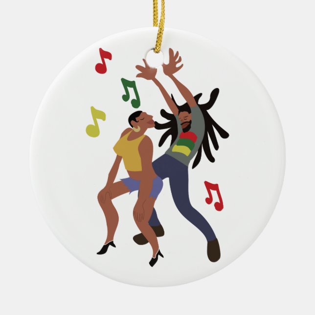 Hip Hop Dance Keramik Ornament (Vorne)