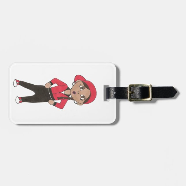 Hip Hop Dancer Tanztasche Personalisiert Hiphop Ja Gepäckanhänger (Vorderseite horizontal)