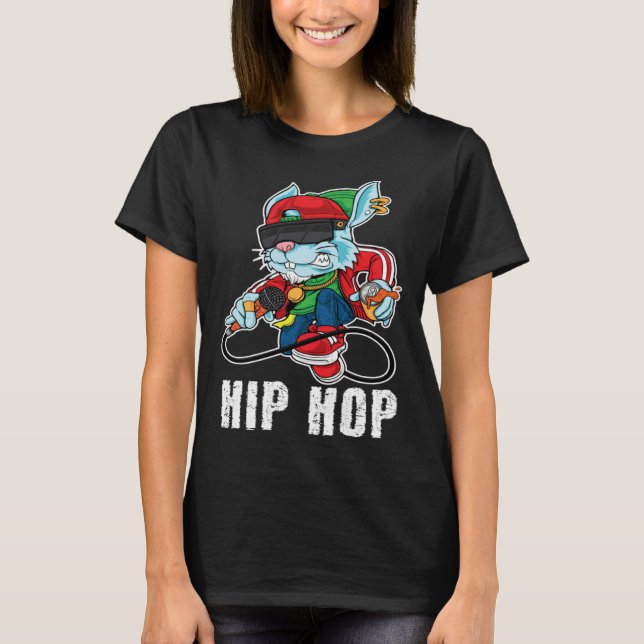 Hip Hop Easter Easter Bunny T-Shirt (Vorderseite)