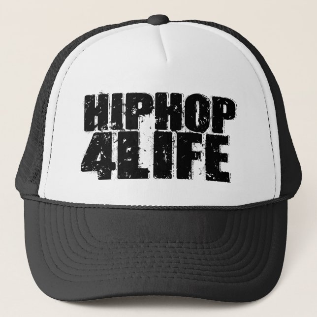 Hip Hop für das Leben Truckerkappe (Vorderseite)