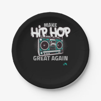 Hip Hop Geschenk| Hip Hop wieder großartig machen Pappteller