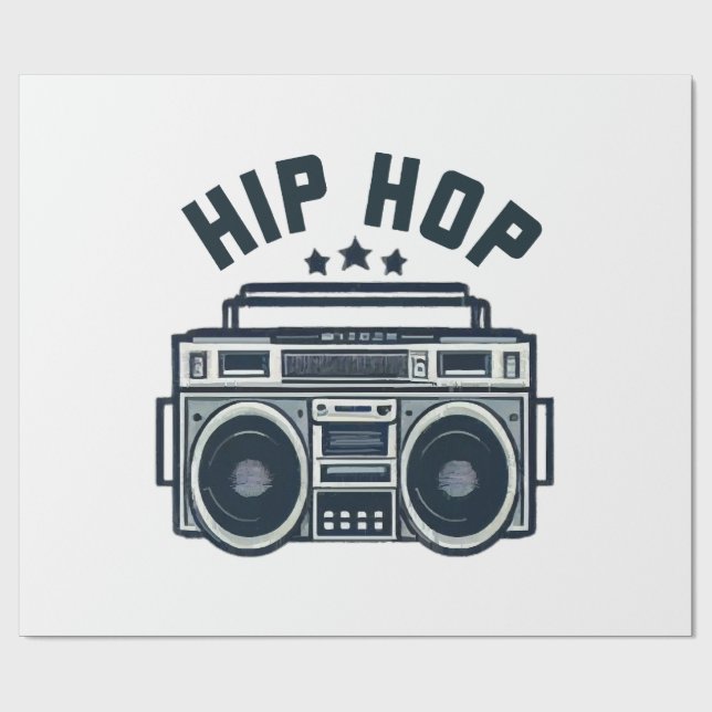 Hip-Hop Geschenkpapier (Flach)