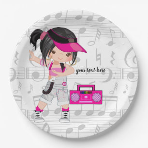 Hip Hop Girl Pappteller