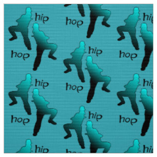 Hip Hop Girl Türkis Stoff