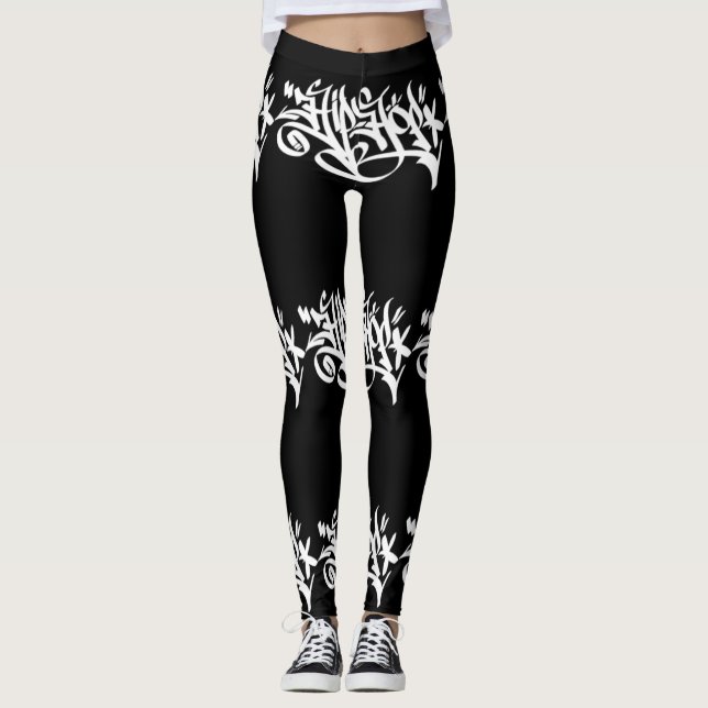 Hip Hop Graffiti Leggings (Vorderseite)