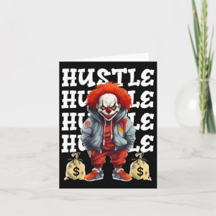 Hip Hop Grusel Clown Hustle Geld Urbyn Streetwear  Karte